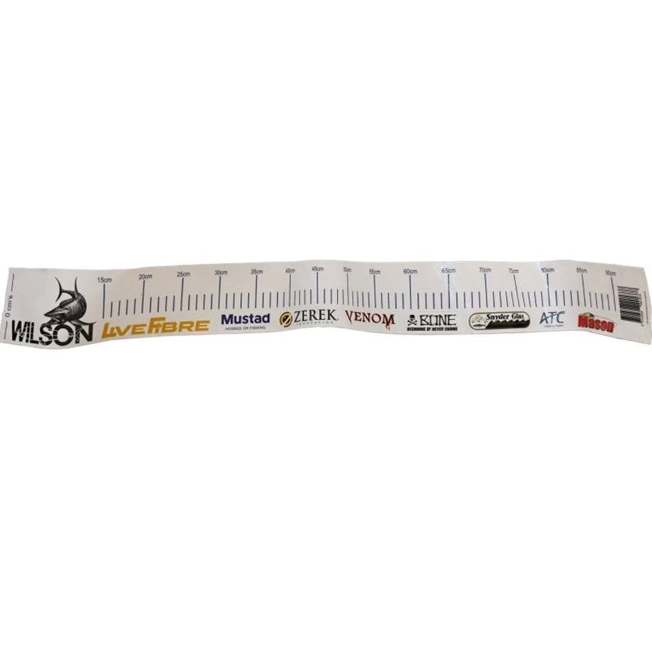 WILSON QUEENSLAND VINYL FISH MEASURE STICKER 1 WILSON QUEENSLAND VINYL FISH MEASURE STICKER