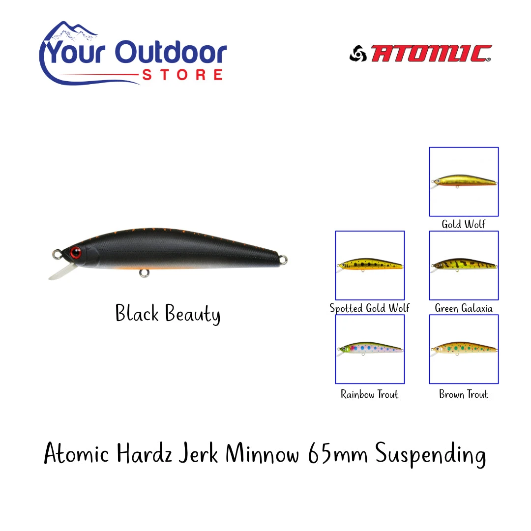 Atomic Hardz Jerk Minnow 65 Suspending