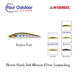 Atomic Hardz Jerk Minnow 65 Suspending -Sports Fishing Atomic hardz jerk minnow 65 hero RT