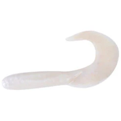 Berkley Gulp Jigging Grub 4 Inch Soft Plastic Lure -Sports Fishing Berkley Gulp Jigging Grub Soft Plastic White Glow
