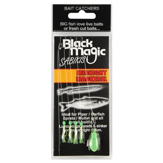 Black Magic Midnight Mackerel Bait Catcher Sabiki Rig 1 Black Magic Midnight Mackerel Bait Catcher Sabiki Rig