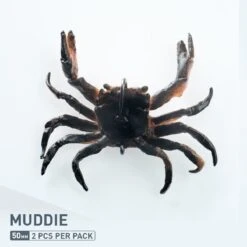 Chasebaits Crusty Crab 50mm Soft Plastic Lure -Sports Fishing Chasebaits Crusty Crab 50mm Soft Plastic Lure Muddie