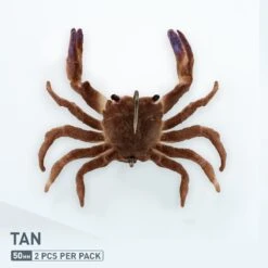 Chasebaits Crusty Crab 50mm Soft Plastic Lure -Sports Fishing Chasebaits Crusty Crab 50mm Soft Plastic Lure Tan