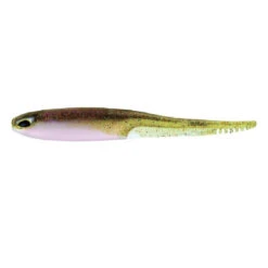 Chasebaits Dagger Flick Bait Soft Plastic Lure - 4 Inch -Sports Fishing Chasebaits Dagger Flick Bait Soft Plastic Lure Pearl Prawn