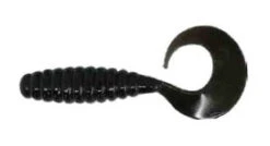 Entice Bungee Baits Grubby 3.5 Inch Soft Plastic Lure - Mega Clearance -Sports Fishing Entice Bungee Baits Gruby Soft Plastic Midnight
