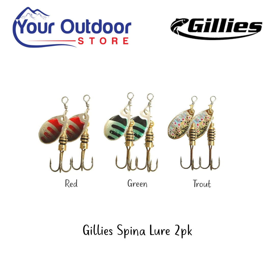 Gillies Spina Lure 2pk 1 Gillies Spina Lure 2pk