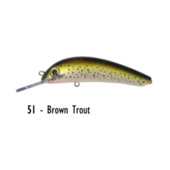 Stump Jumper Finesse 3.5 Fishing Lure -Sports Fishing J51 Brown Trout