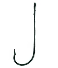 Tru Turn 090 Black Forged Worm Hook Bulk Value Box - 25 Pieces