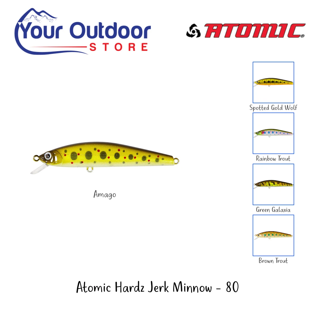 Atomic Hardz Jerk Minnow 80 Suspending