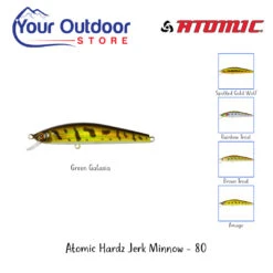 Atomic Hardz Jerk Minnow 80 Suspending 12 Atomic Hardz Jerk Minnow 80 Suspending -Sports Fishing atomic hardz jerk minnow 80 hero green galaxia