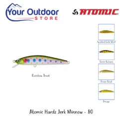 Atomic Hardz Jerk Minnow 80 Suspending 13 Atomic Hardz Jerk Minnow 80 Suspending -Sports Fishing atomic hardz jerk minnow 80 hero rainbow trout