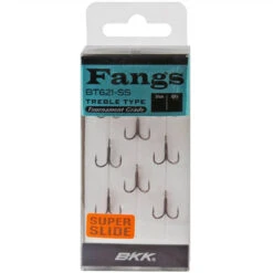 BKK Fangs BT621-SS Treble Hook -Sports Fishing bkk fangs bt621 ss 9