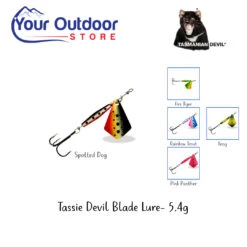 Tasmanian Devil Blade 5.4g UV -Sports Fishing blade lure 5.4g hero Spotted Dog