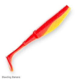 Zman 5 Inch Scented Paddlerz Soft Plastic Lure -Sports Fishing bleeding banana paddlerz 1