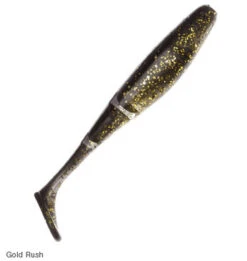 Zman 5 Inch Scented Paddlerz Soft Plastic Lure -Sports Fishing gold rush paddlerz 1