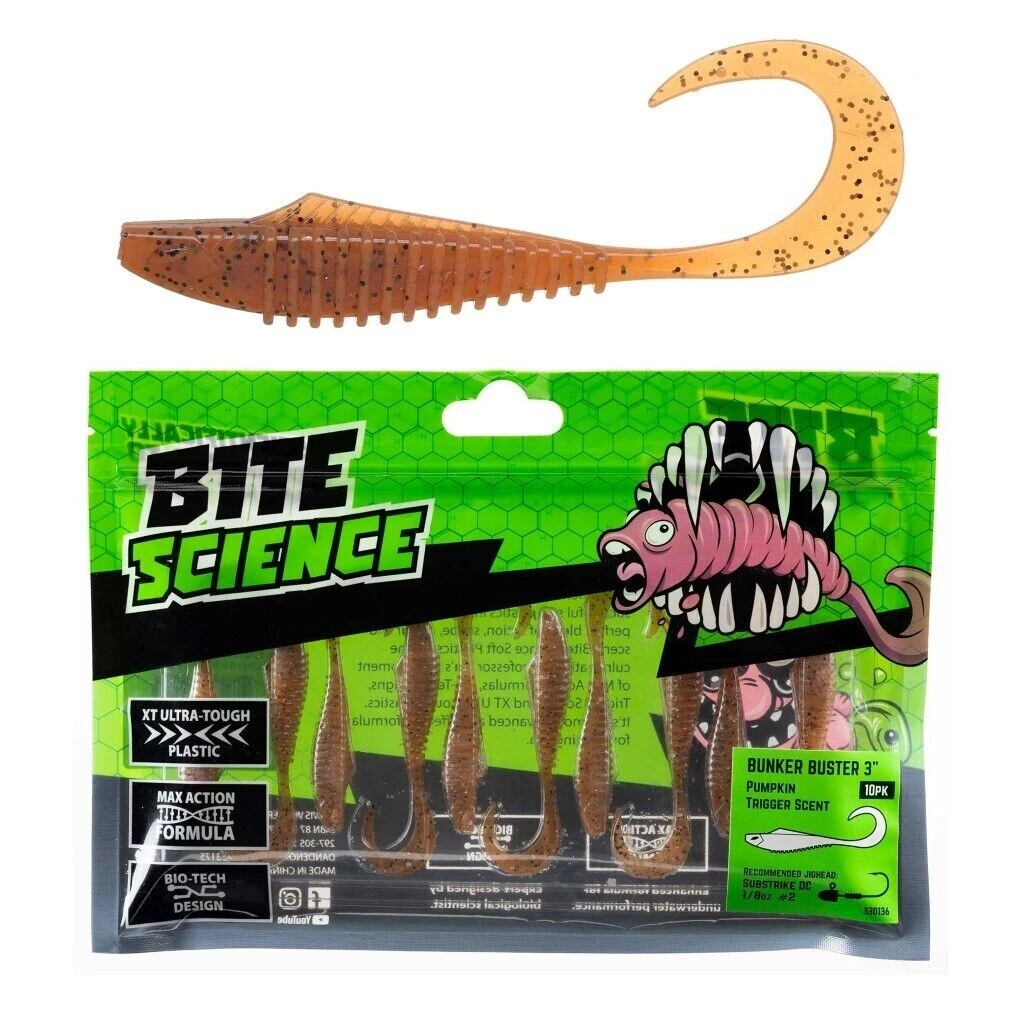 Bite Science Bunker Buster Soft Plastic Lure 3 Inch 4 Bite Science Bunker Buster Soft Plastic Lure 3 Inch - Image 4