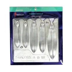 Seahorse Lead Snapper Sinker Combination Mould