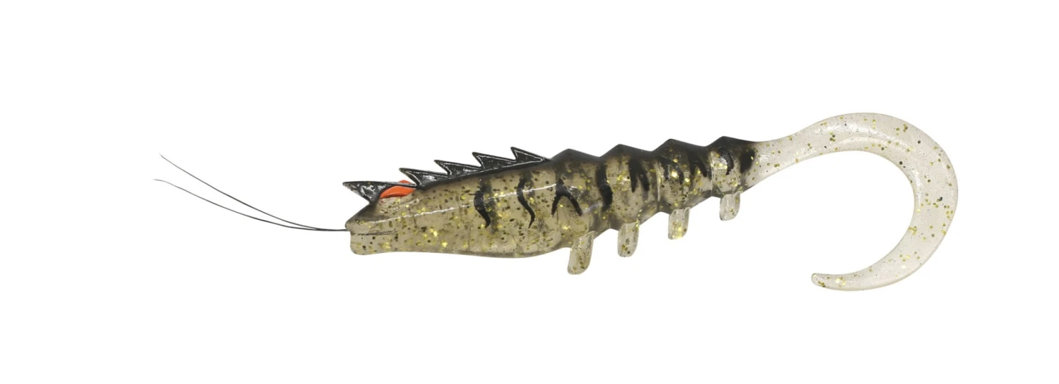 Squidgy Pro Prawn Wriggler Tail 95mm Soft Plastic Lure 3 Squidgy Pro Prawn Wriggler Tail 95mm Soft Plastic Lure - Image 3